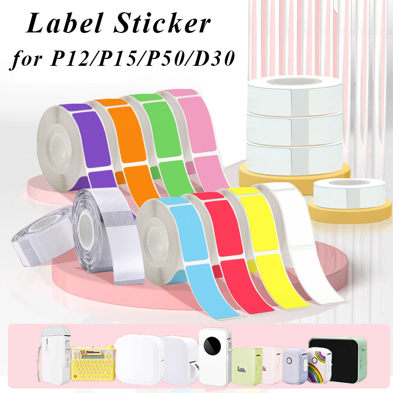Label Maker - 1Rol Kertas Pembuat Label Perekat untuk