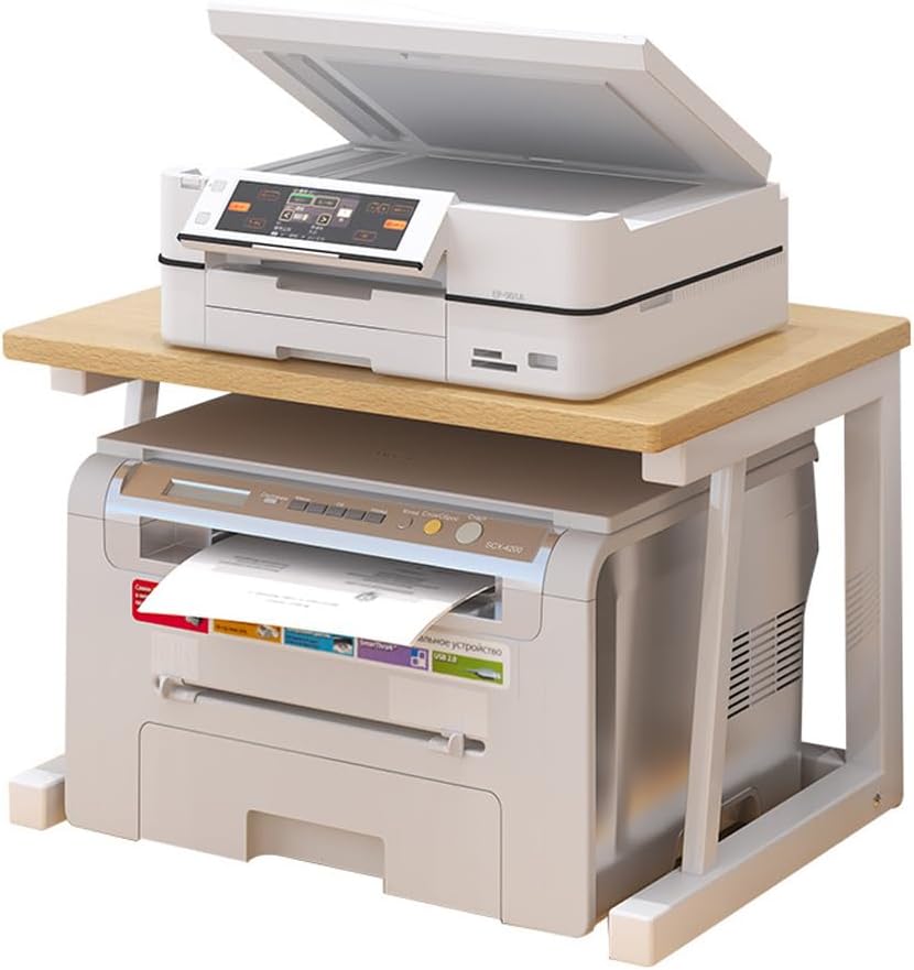 Commercial Book Printing Machines - Rak Printer Kayu 2-Tingkat untuk Meja