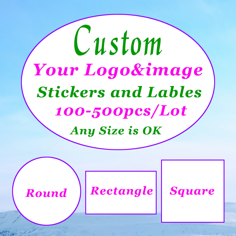 Label Maker - 500-100 Buah Stiker Kustom Label Logo