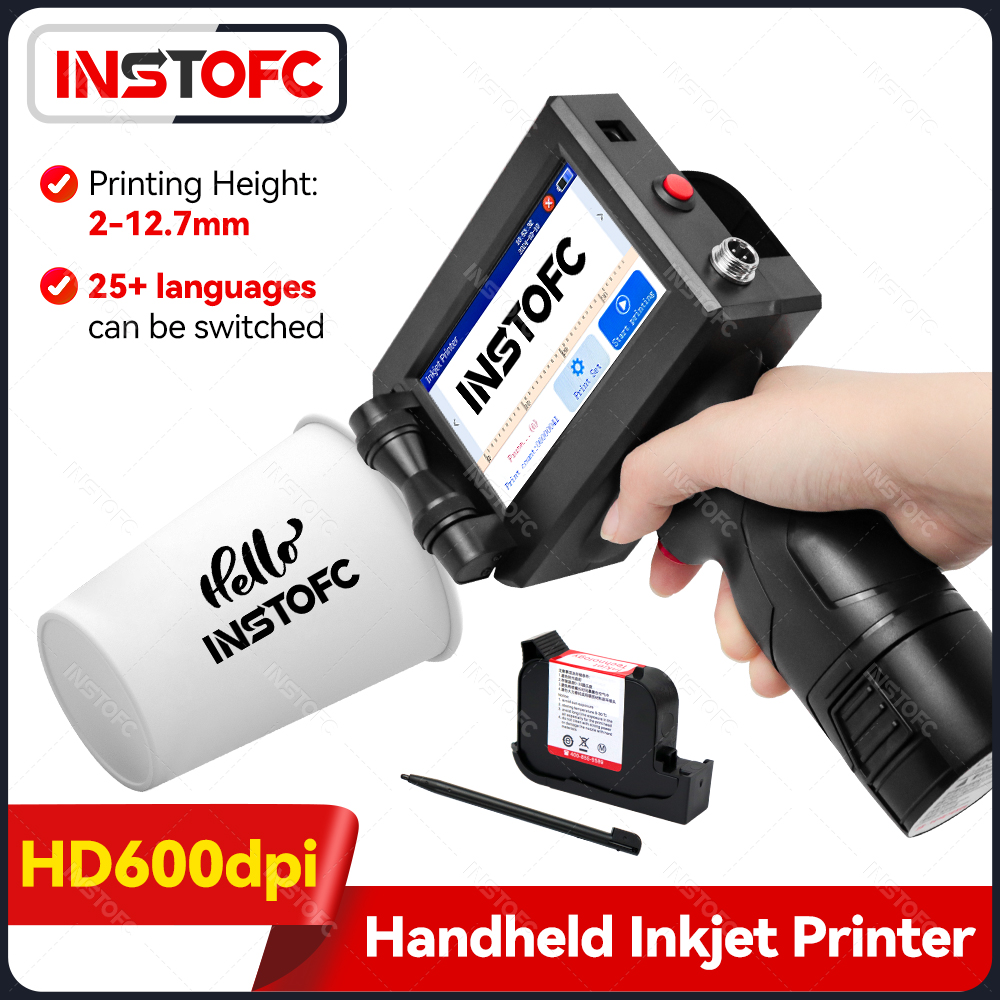 Commercial Printing And Packaging - Printer Inkjet genggam portabel, tas kemasan