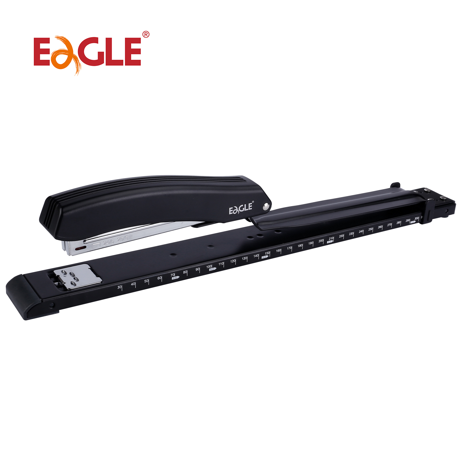 Stapler Heavy Duty - Stapler lengan panjang Eagle dengan penggaris