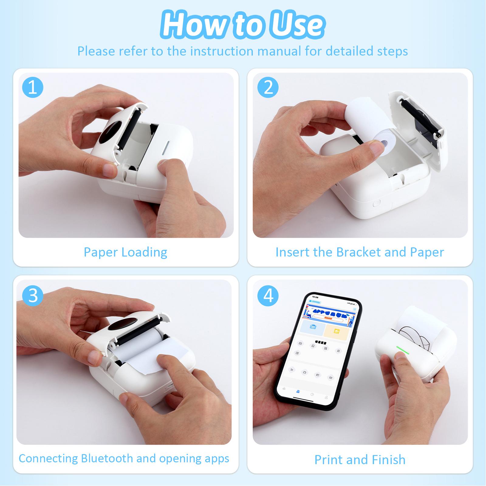 Printer Termal Portabel dengan - Printer Paper ulasan dan harga
