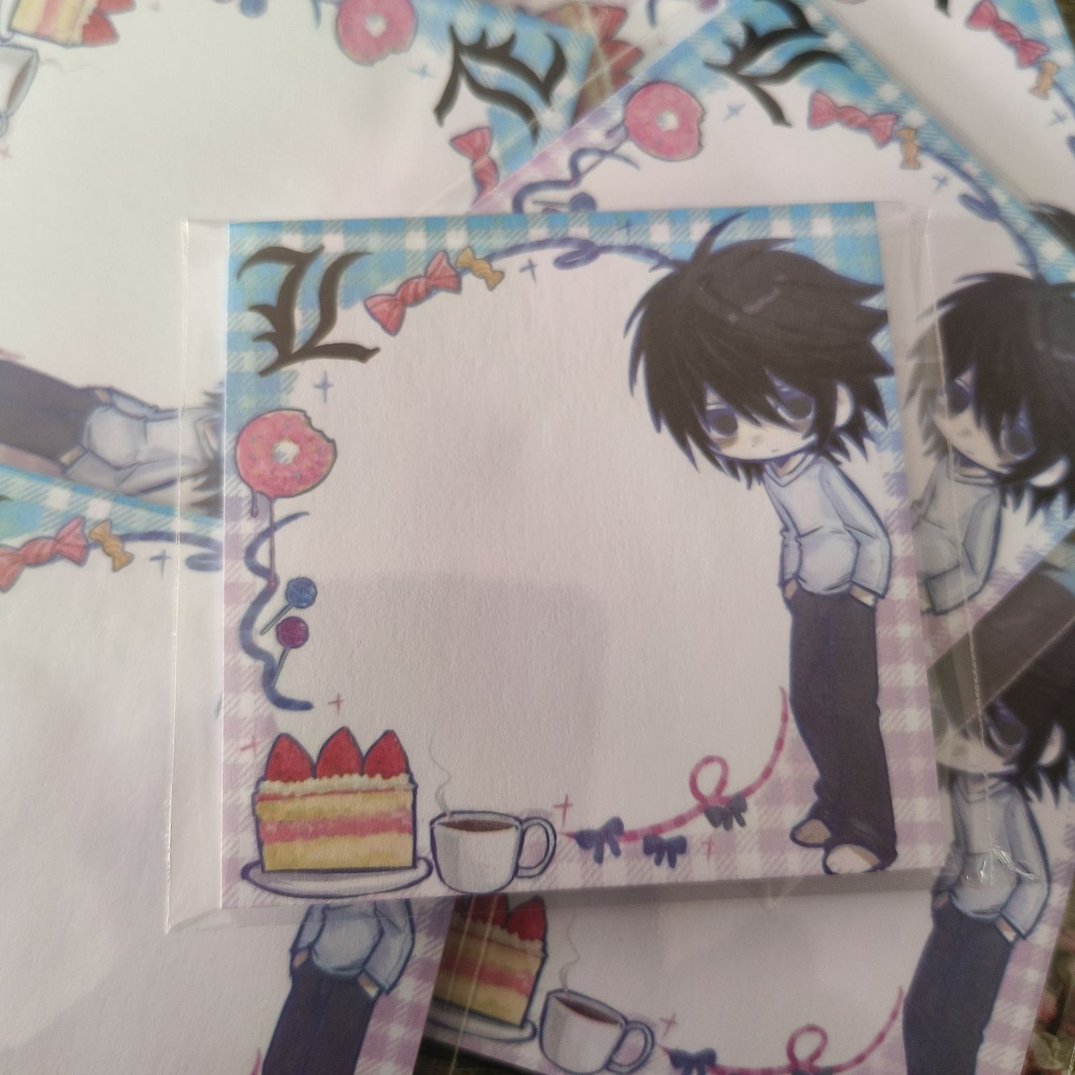Death Note L Anime Memo Pad Lu - Printer Paper ulasan dan harga
