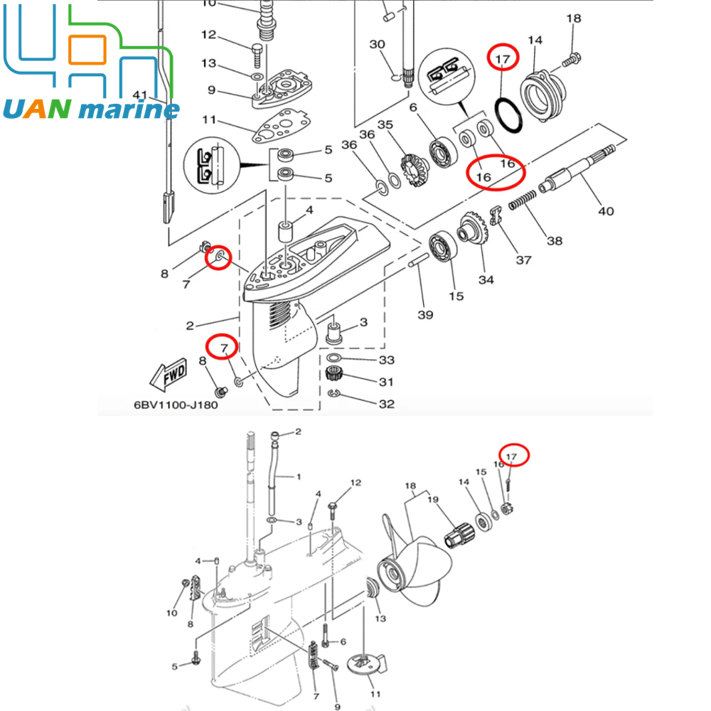 Kits Outboard Lower Unit Prop  - Ink Cartridge ulasan dan harga