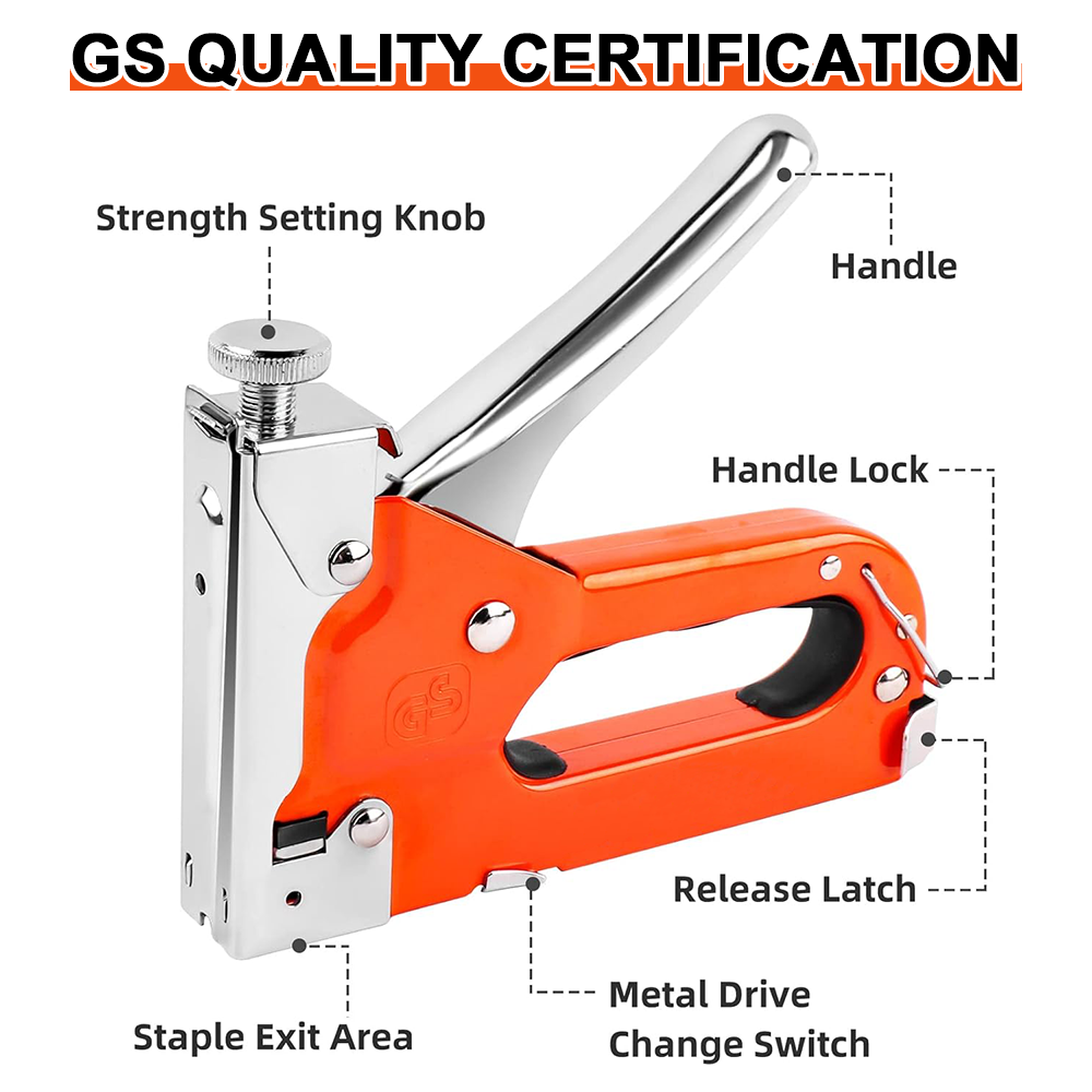 Kit Staple Gun 4 in 1 Nail Gun - Stapler Heavy Duty ulasan dan harga