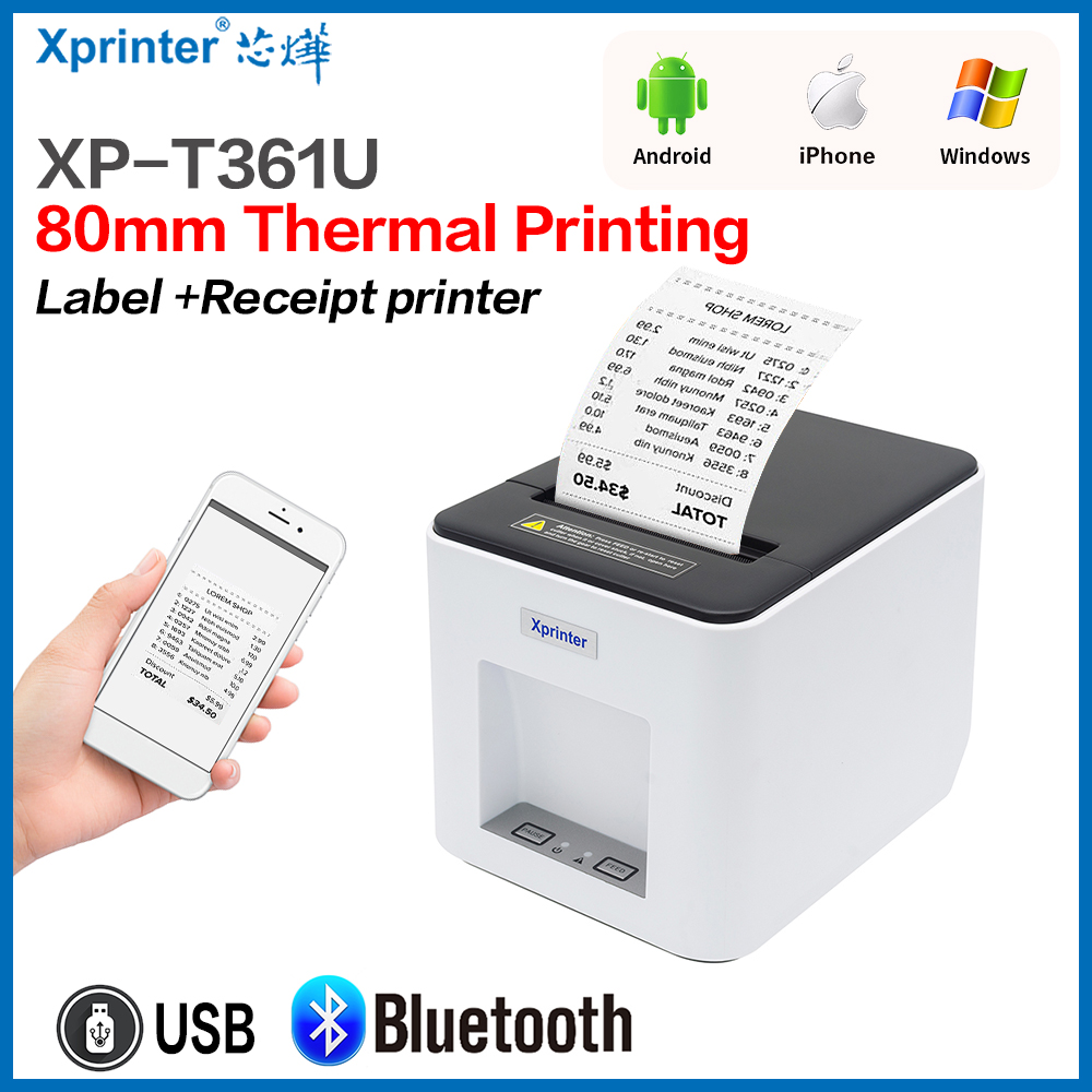 Xprinter 361B stiker kode bata - Commercial Book Printing Machines ulasan dan harga