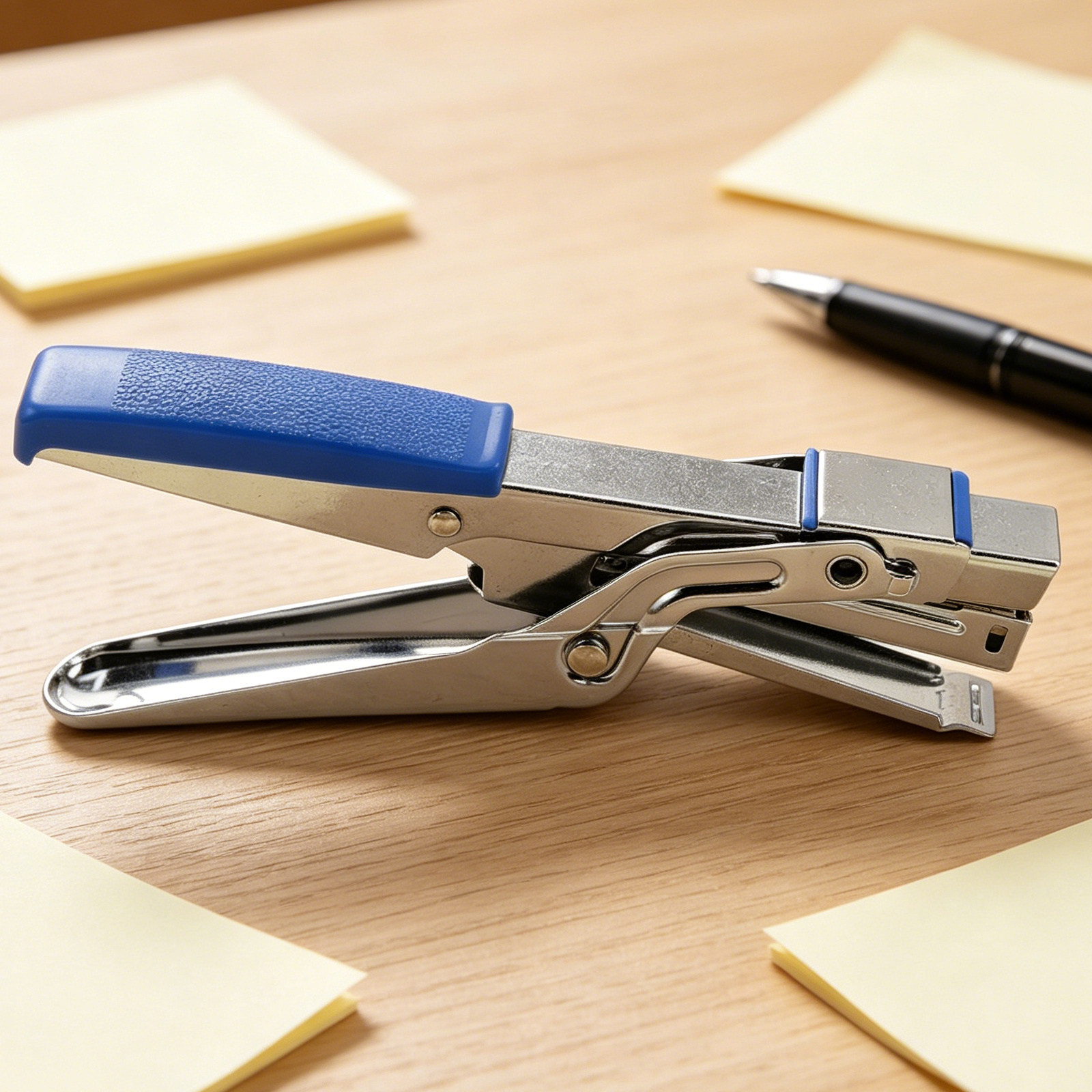 Stapler Model Tang, Warna Biru - Stapler Heavy Duty ulasan dan harga