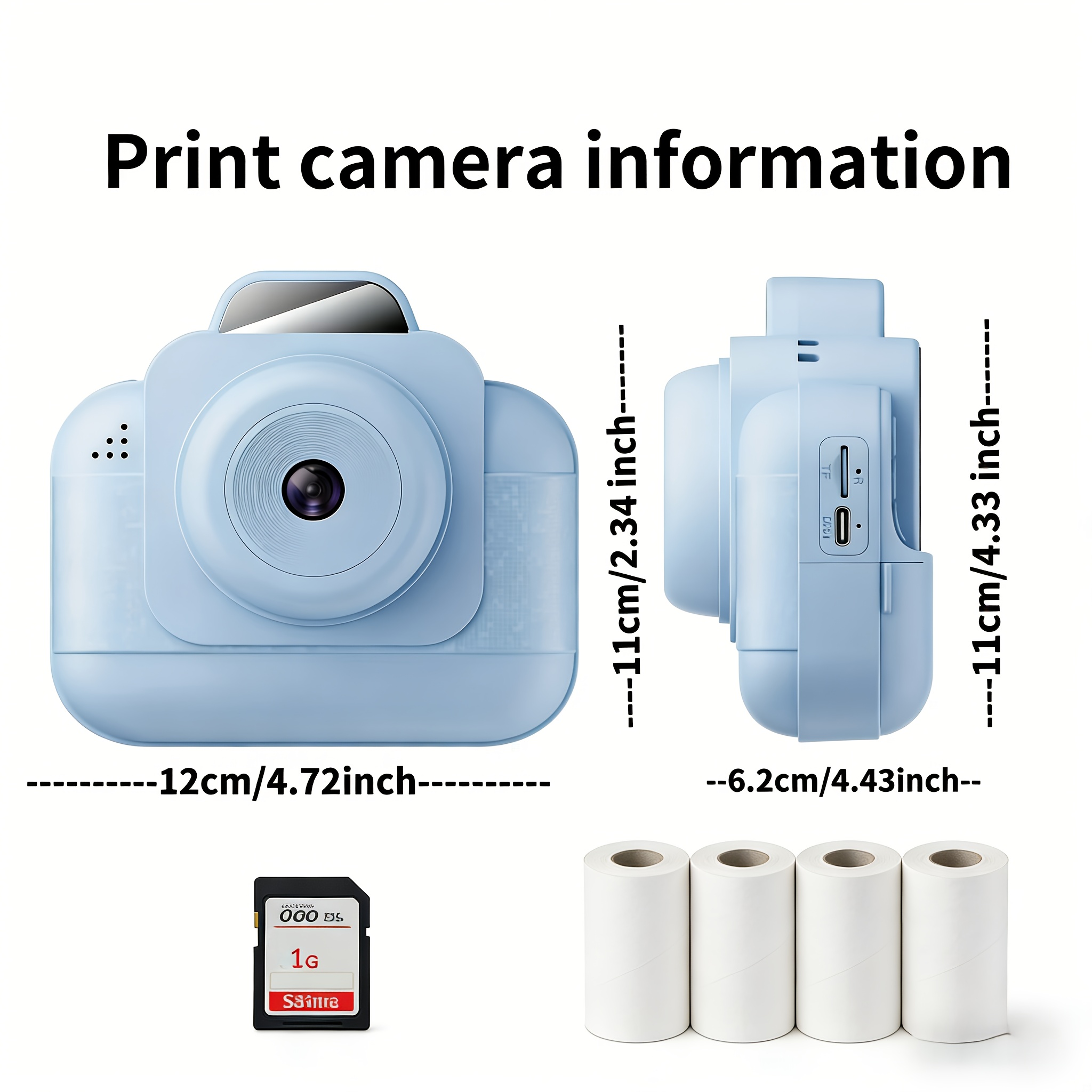 Printer foto portabel (biru) d - Thermal Printer ulasan dan harga