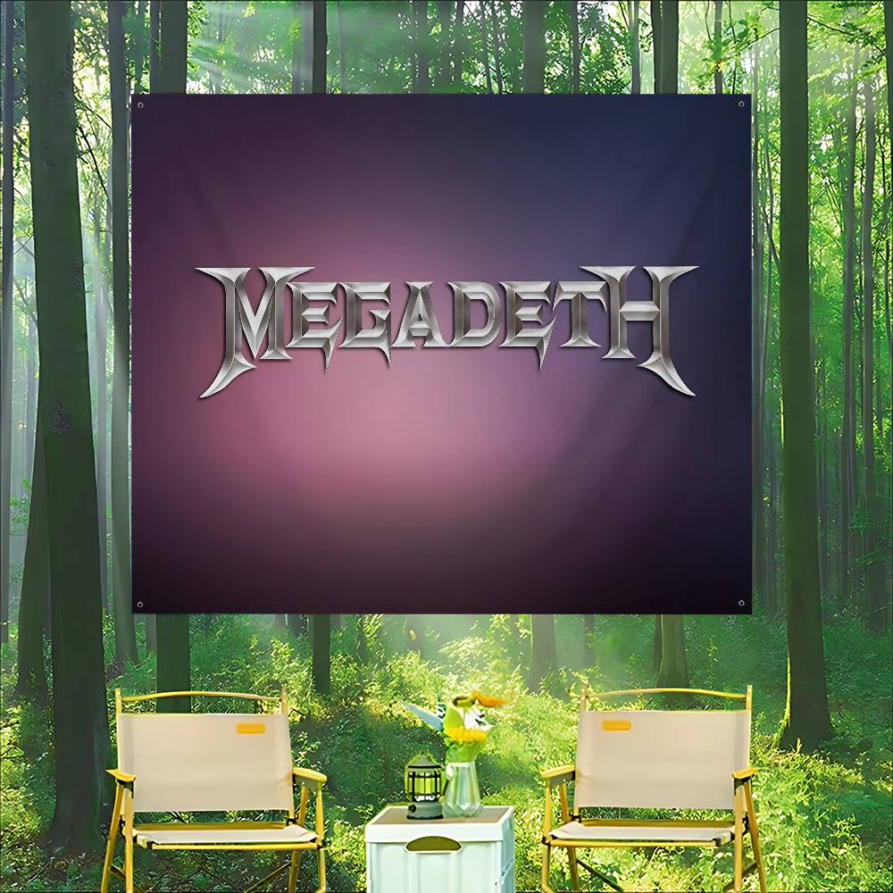 Band Rock Metal M-Megadeth, Sp - Commercial Printing Company ulasan dan harga
