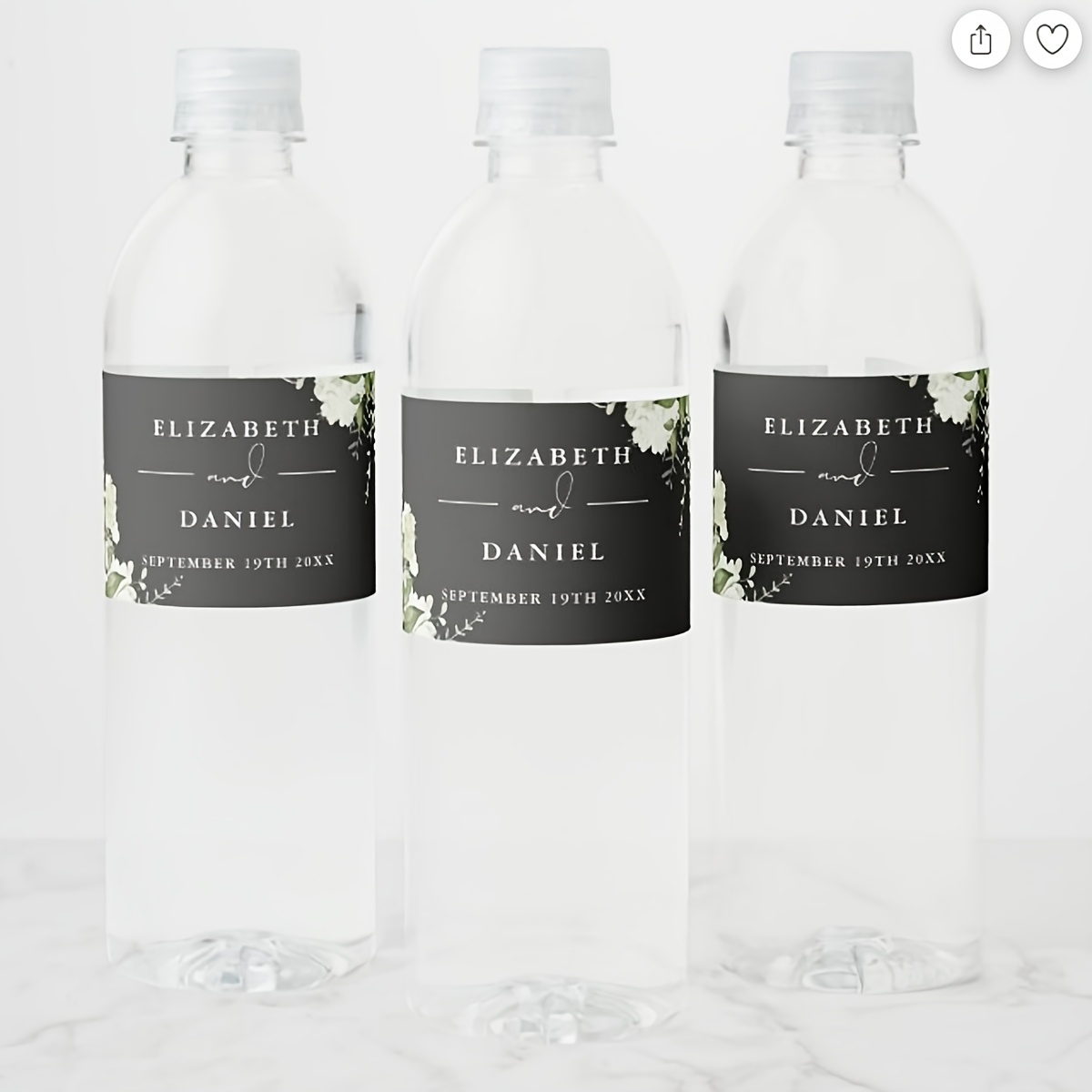 30pcs Label Botol Air Pernikah - Label Maker ulasan dan harga
