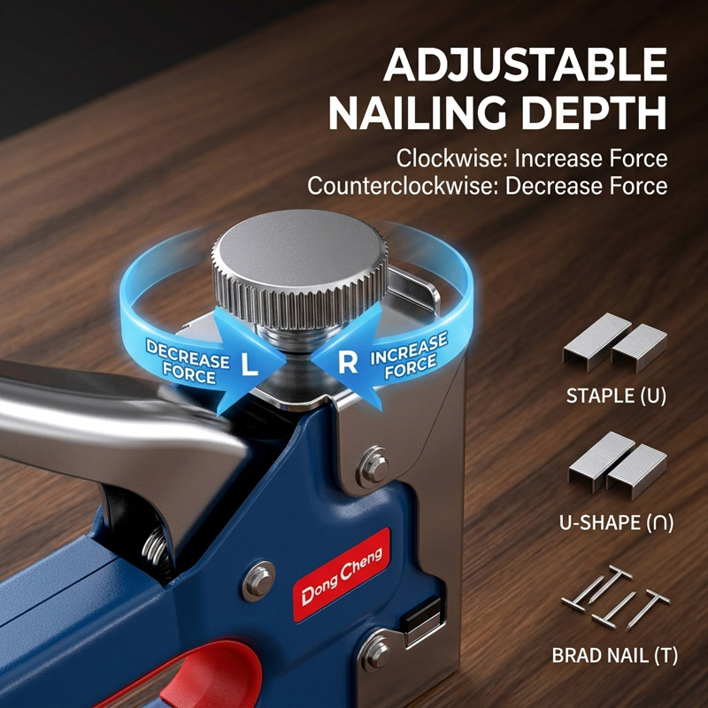 Pistol Paku 3-in-1 Baja Karbon - Stapler Heavy Duty ulasan dan harga