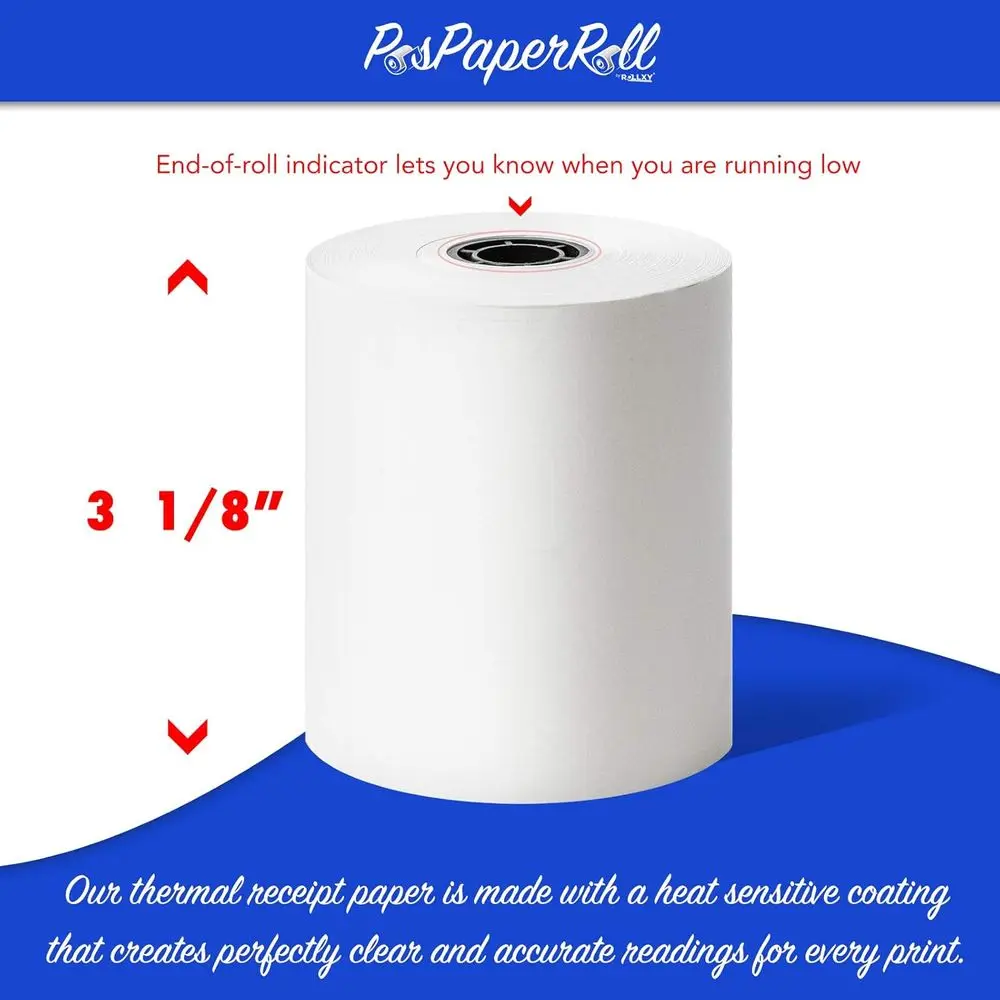 3 Gulungan Kertas Thermal 1/8  - Thermal Printer ulasan dan harga