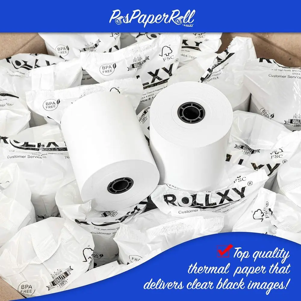 3 Gulungan Kertas Thermal 1/8  - Thermal Printer ulasan dan harga